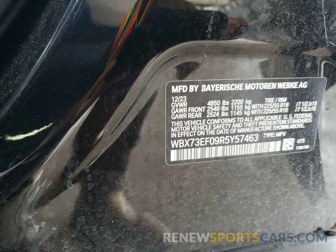 13 Photograph of a damaged car WBX73EF09R5Y57463 BMW X1 2024