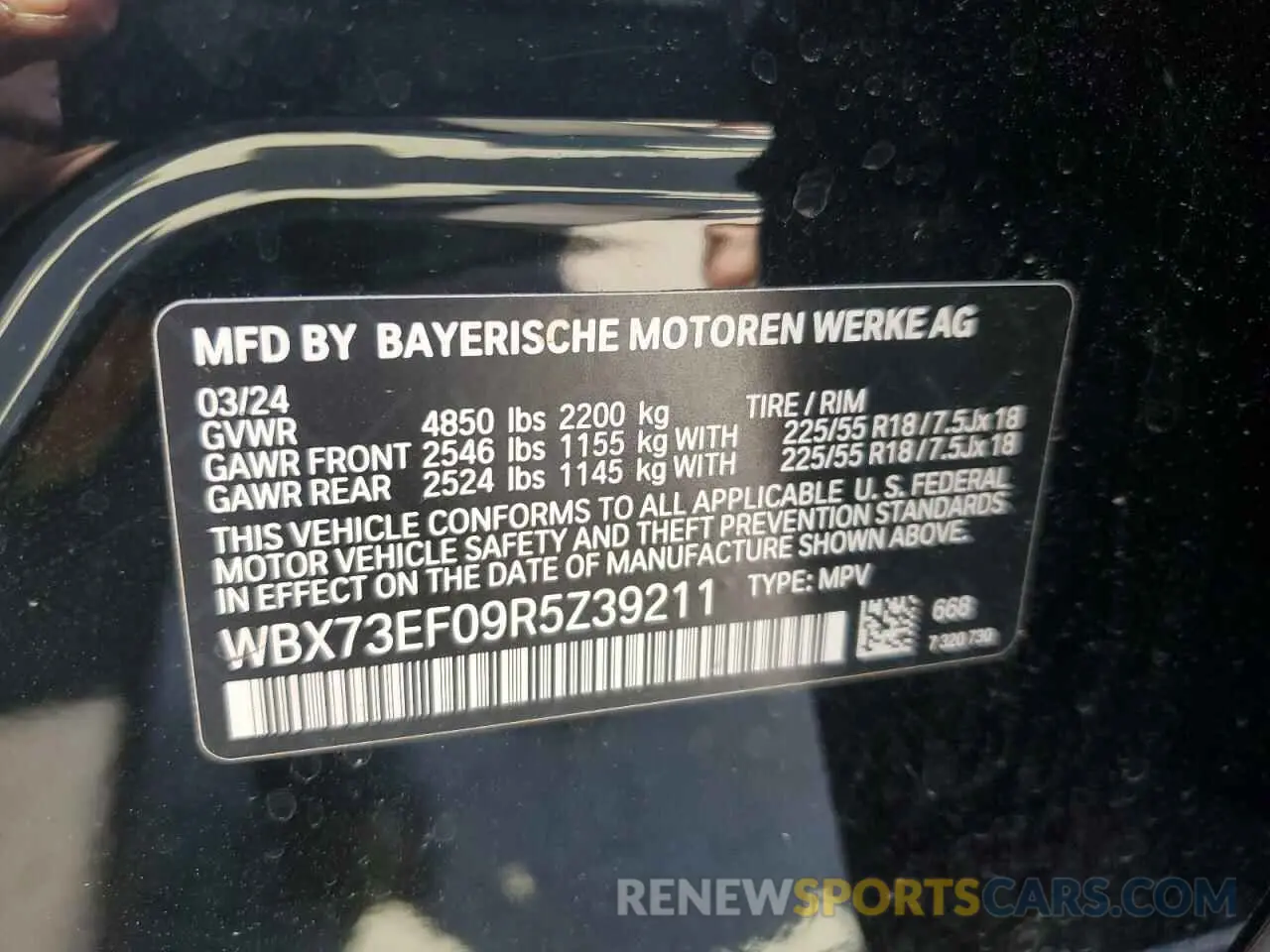 13 Фотография поврежденного автомобиля WBX73EF09R5Z39211 BMW X1 2024