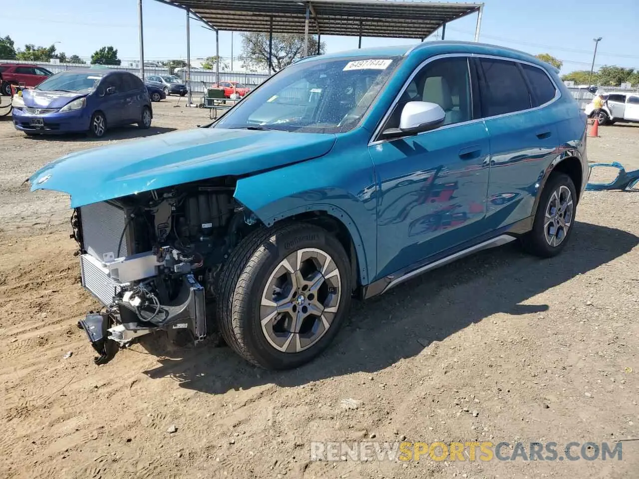 1 Photograph of a damaged car WBX73EF0XR5Z05777 BMW X1 2024