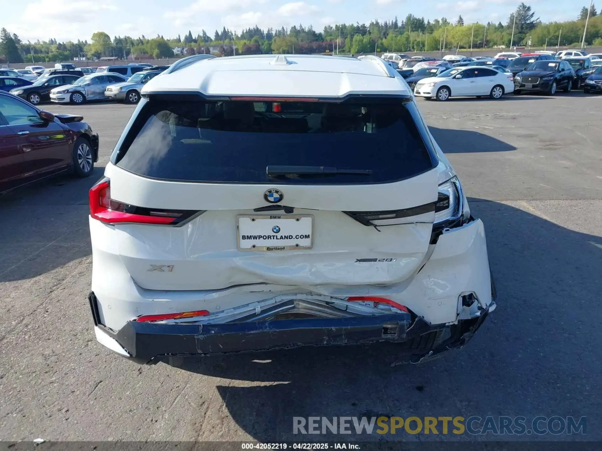 16 Photograph of a damaged car WBX73EF0XR5Z50590 BMW X1 2024