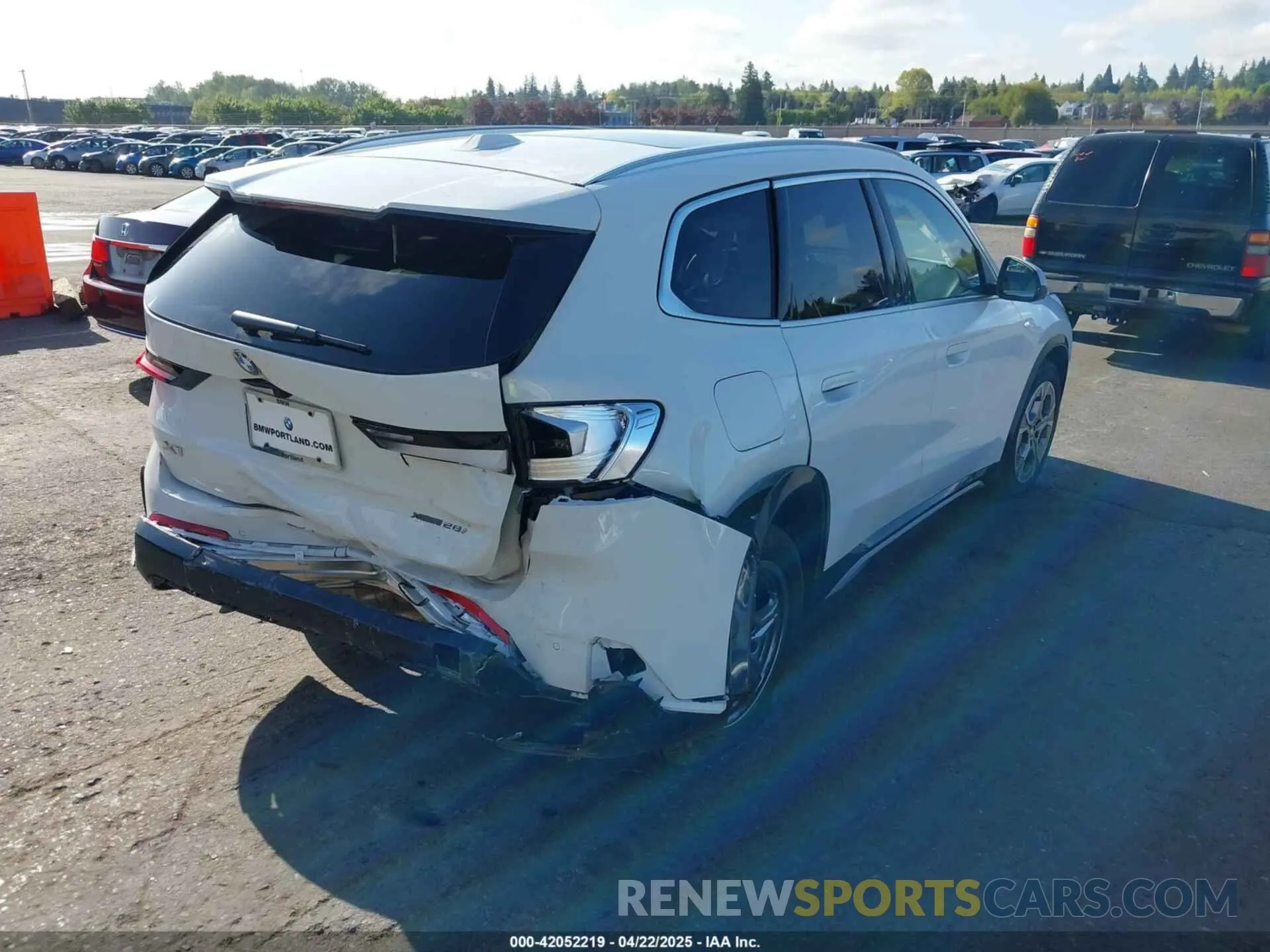 4 Photograph of a damaged car WBX73EF0XR5Z50590 BMW X1 2024