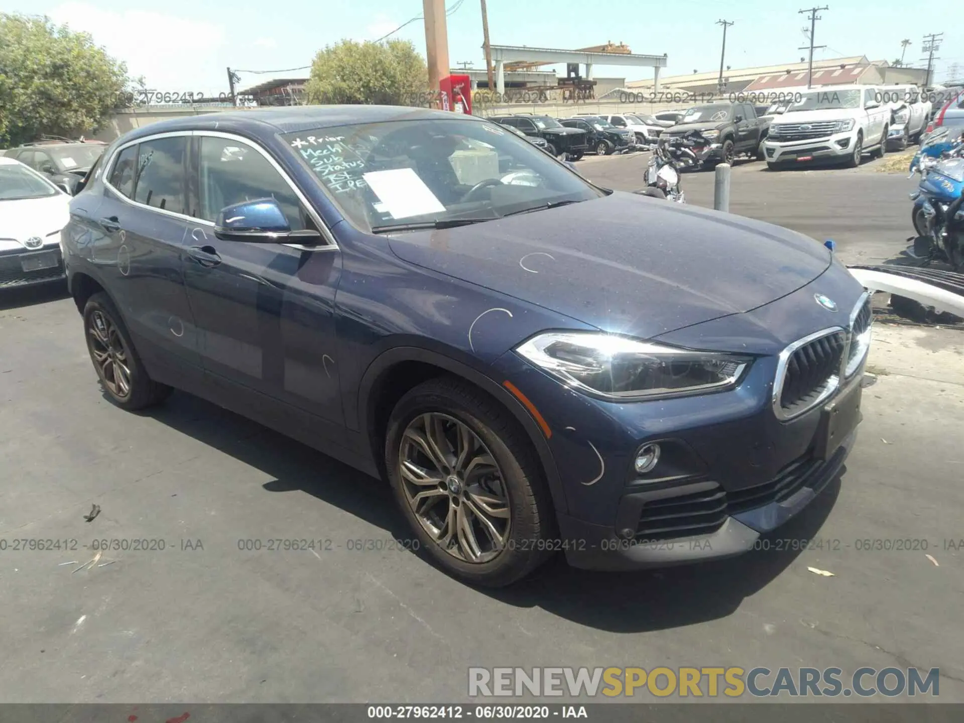 1 Photograph of a damaged car WBXYJ3C50K5N01830 BMW X2 2019
