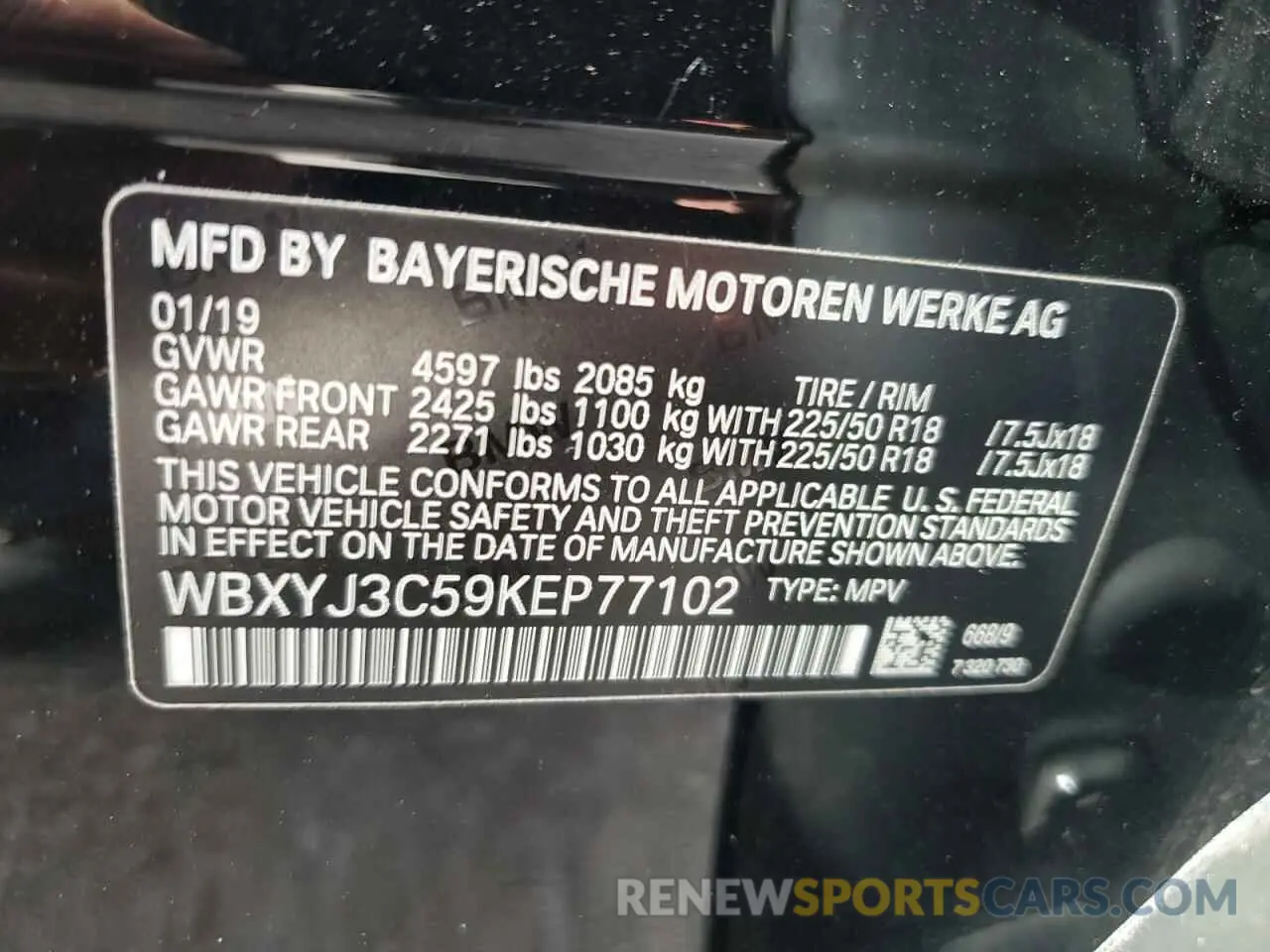 13 Фотография поврежденного автомобиля WBXYJ3C59KEP77102 BMW X2 2019