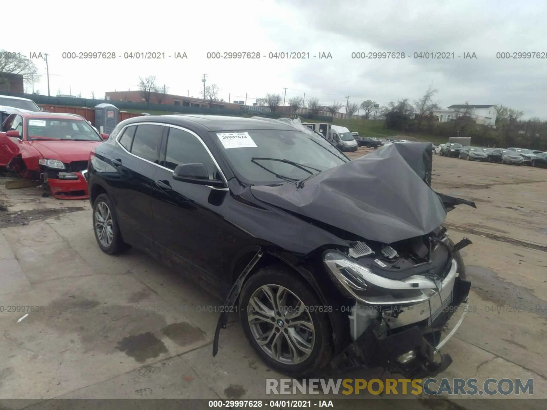 1 Photograph of a damaged car WBXYJ5C51KEF83212 BMW X2 2019