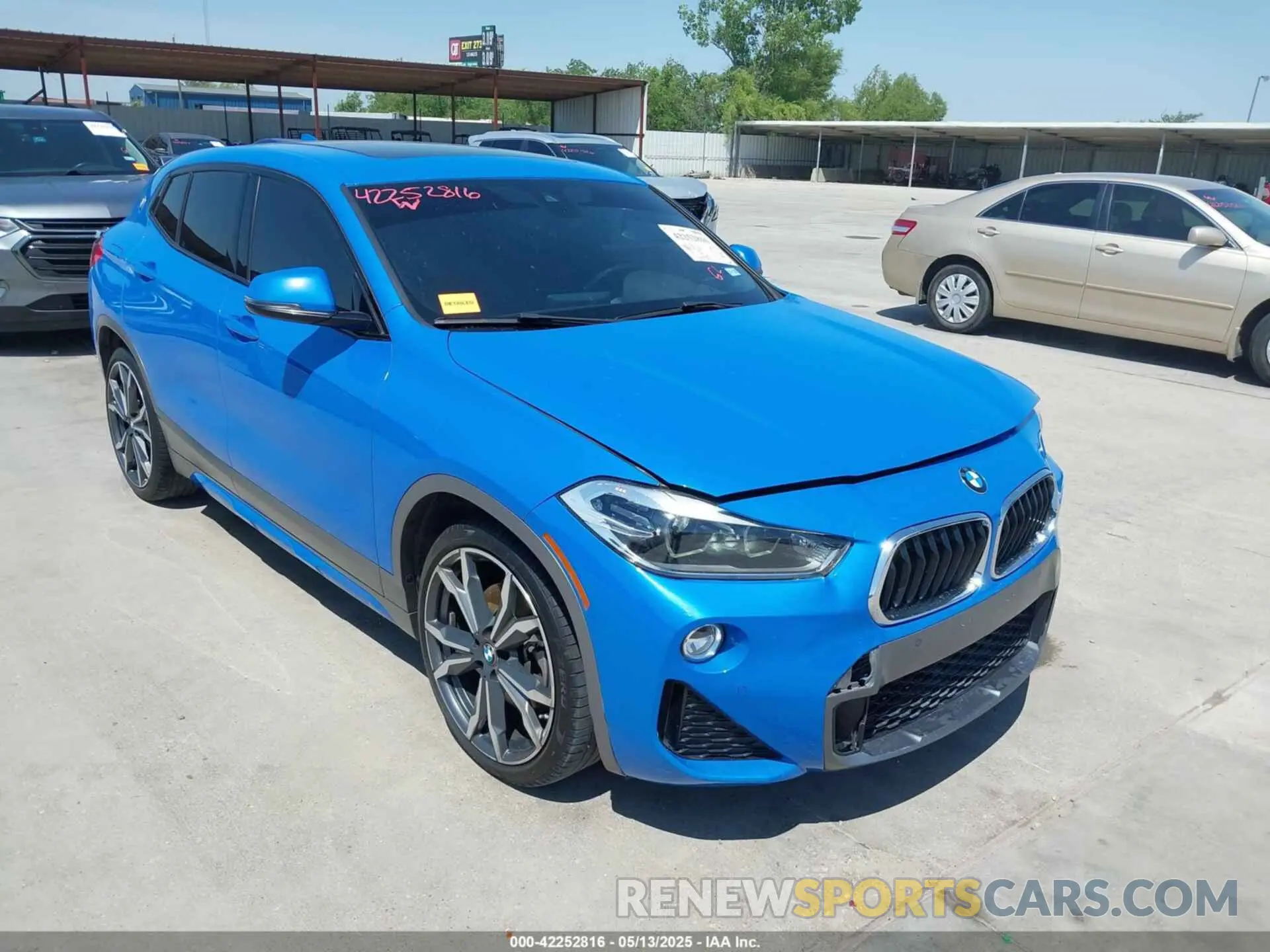 1 Photograph of a damaged car WBXYH9C02L5P23435 BMW X2 2020
