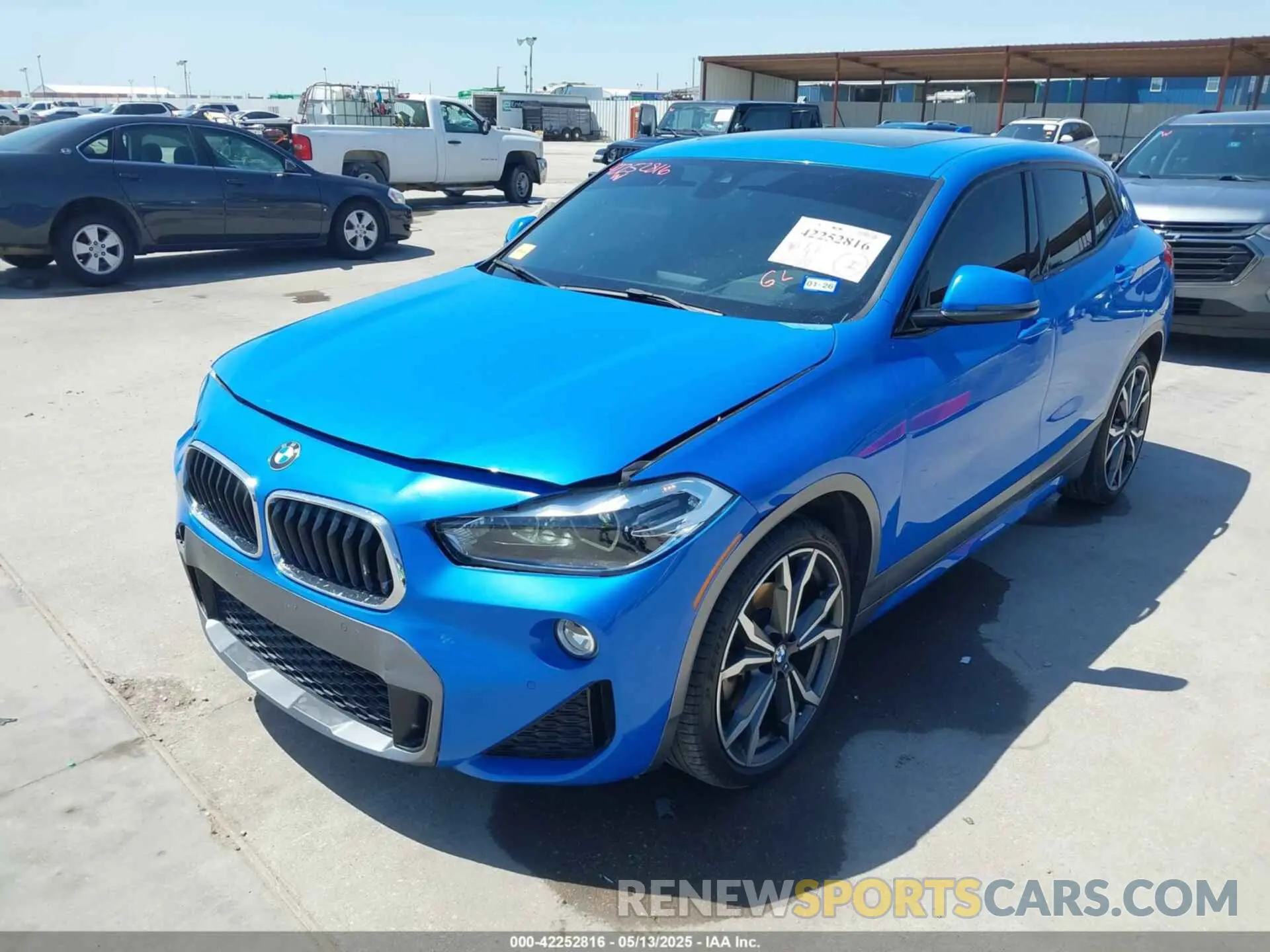 2 Photograph of a damaged car WBXYH9C02L5P23435 BMW X2 2020