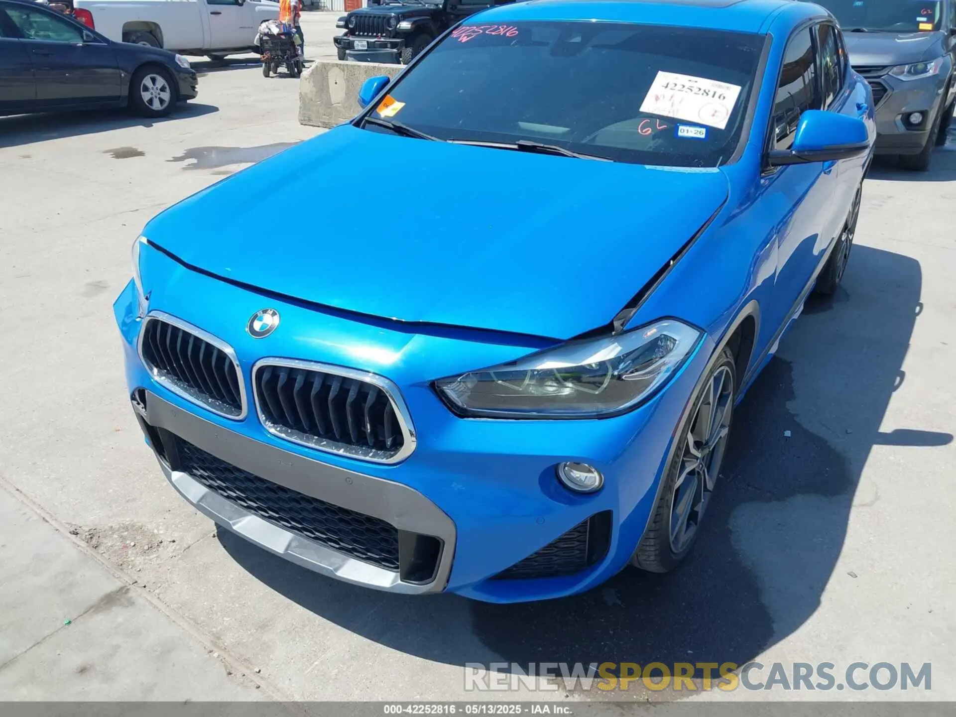 6 Photograph of a damaged car WBXYH9C02L5P23435 BMW X2 2020