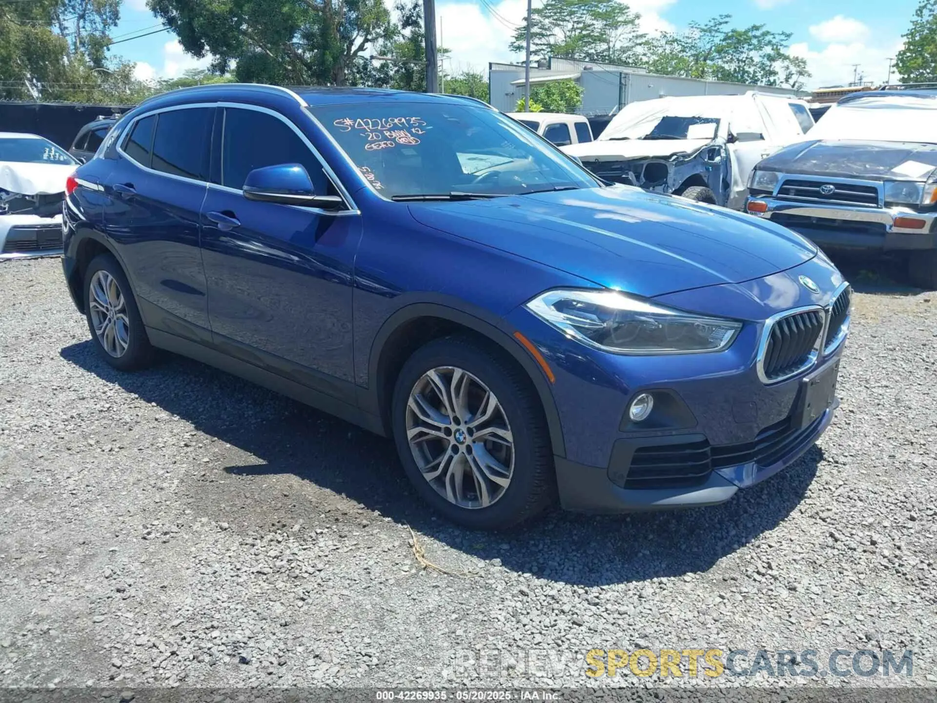 1 Фотография поврежденного автомобиля WBXYH9C05L5P25132 BMW X2 2020