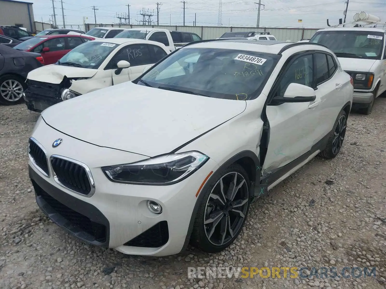 2 Photograph of a damaged car WBXYH9C09L5P48641 BMW X2 2020