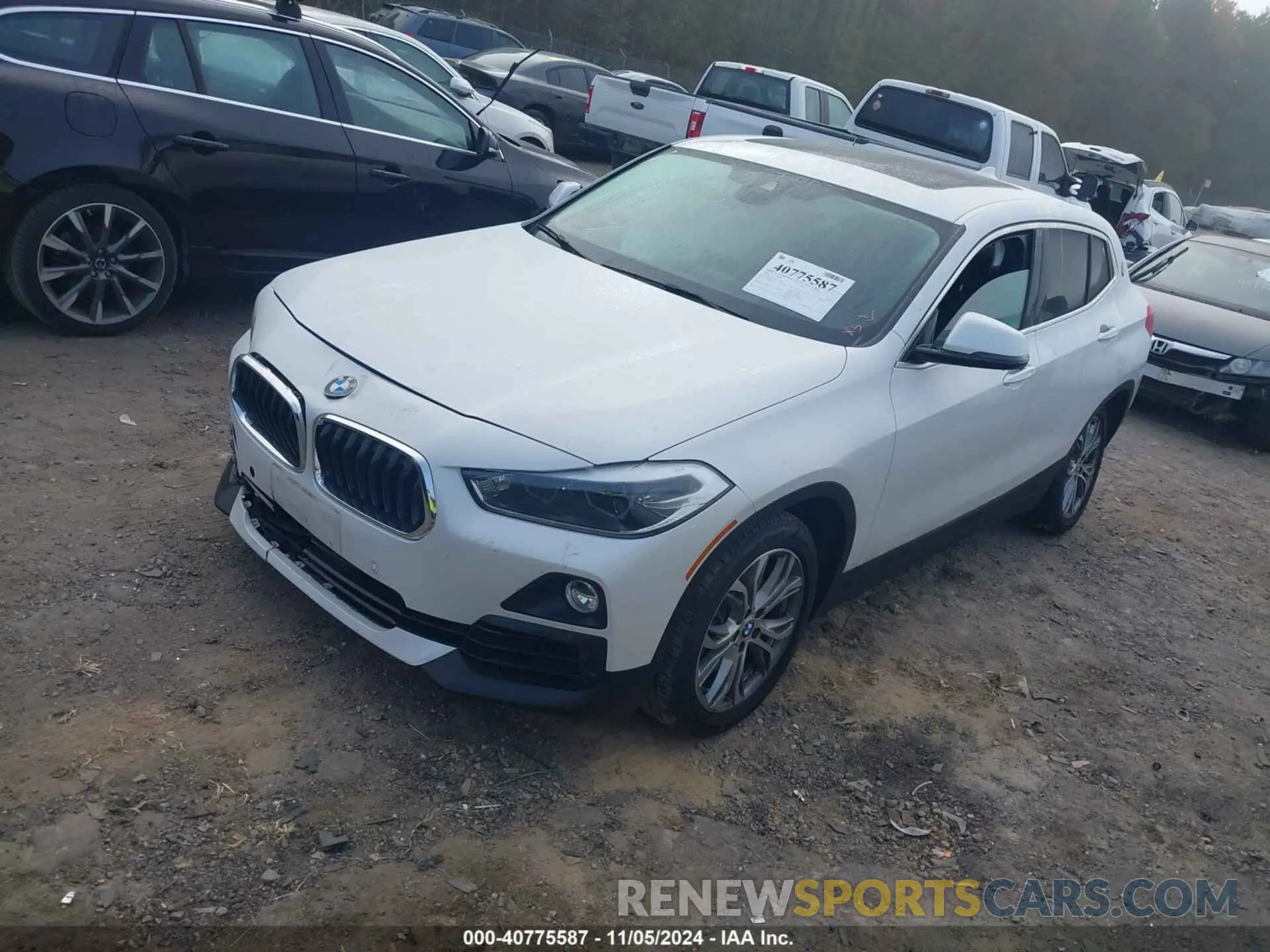 2 Фотография поврежденного автомобиля WBXYJ1C00L5R55621 BMW X2 2020