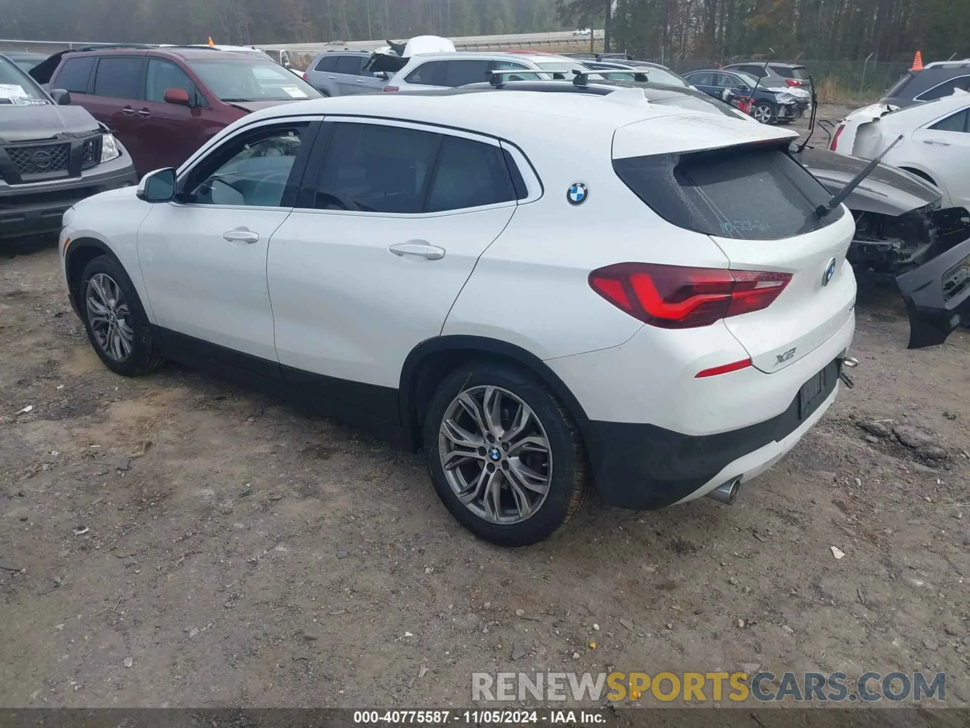 3 Фотография поврежденного автомобиля WBXYJ1C00L5R55621 BMW X2 2020