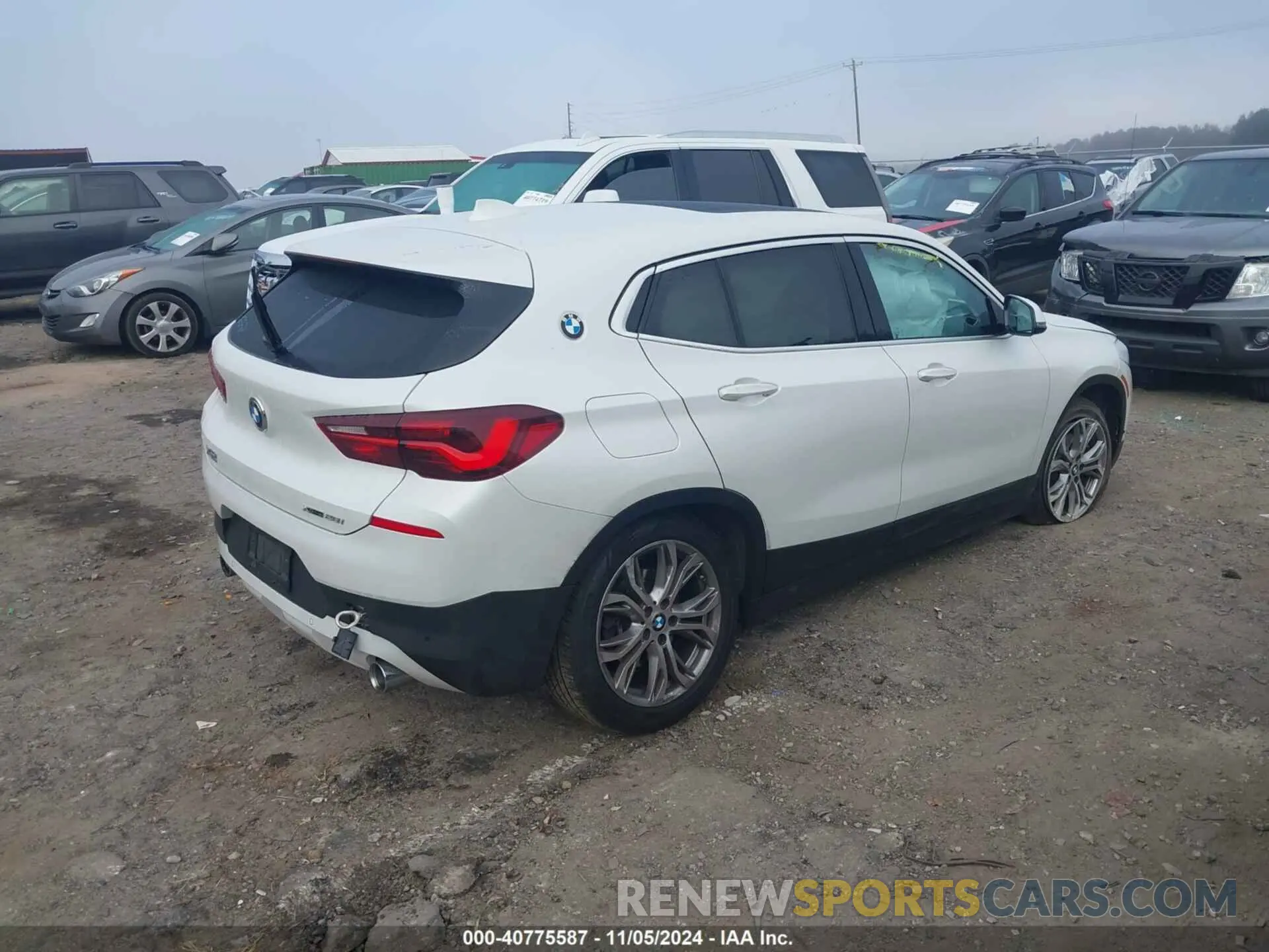 4 Фотография поврежденного автомобиля WBXYJ1C00L5R55621 BMW X2 2020