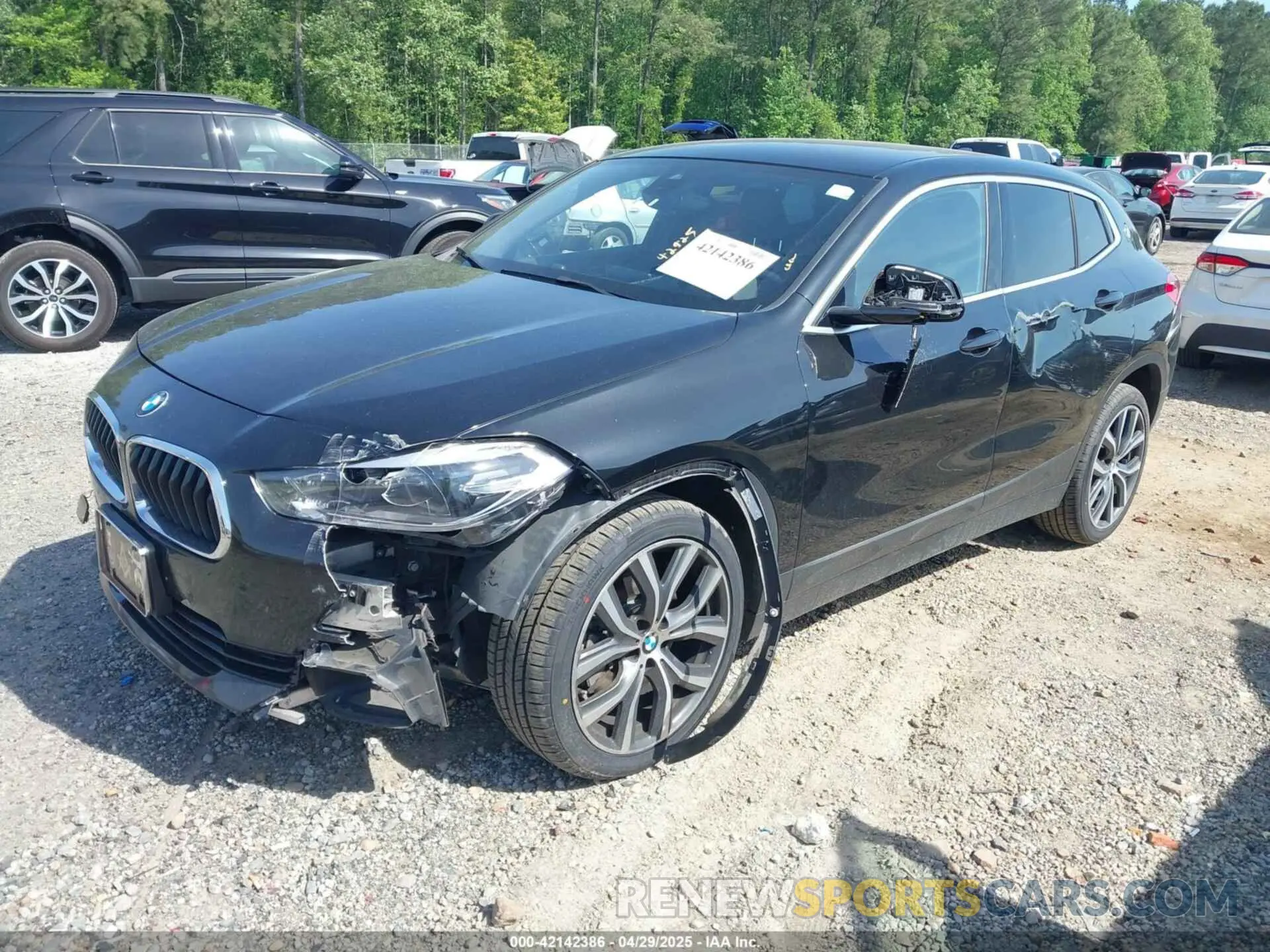 2 Фотография поврежденного автомобиля WBXYJ1C03L5P60659 BMW X2 2020