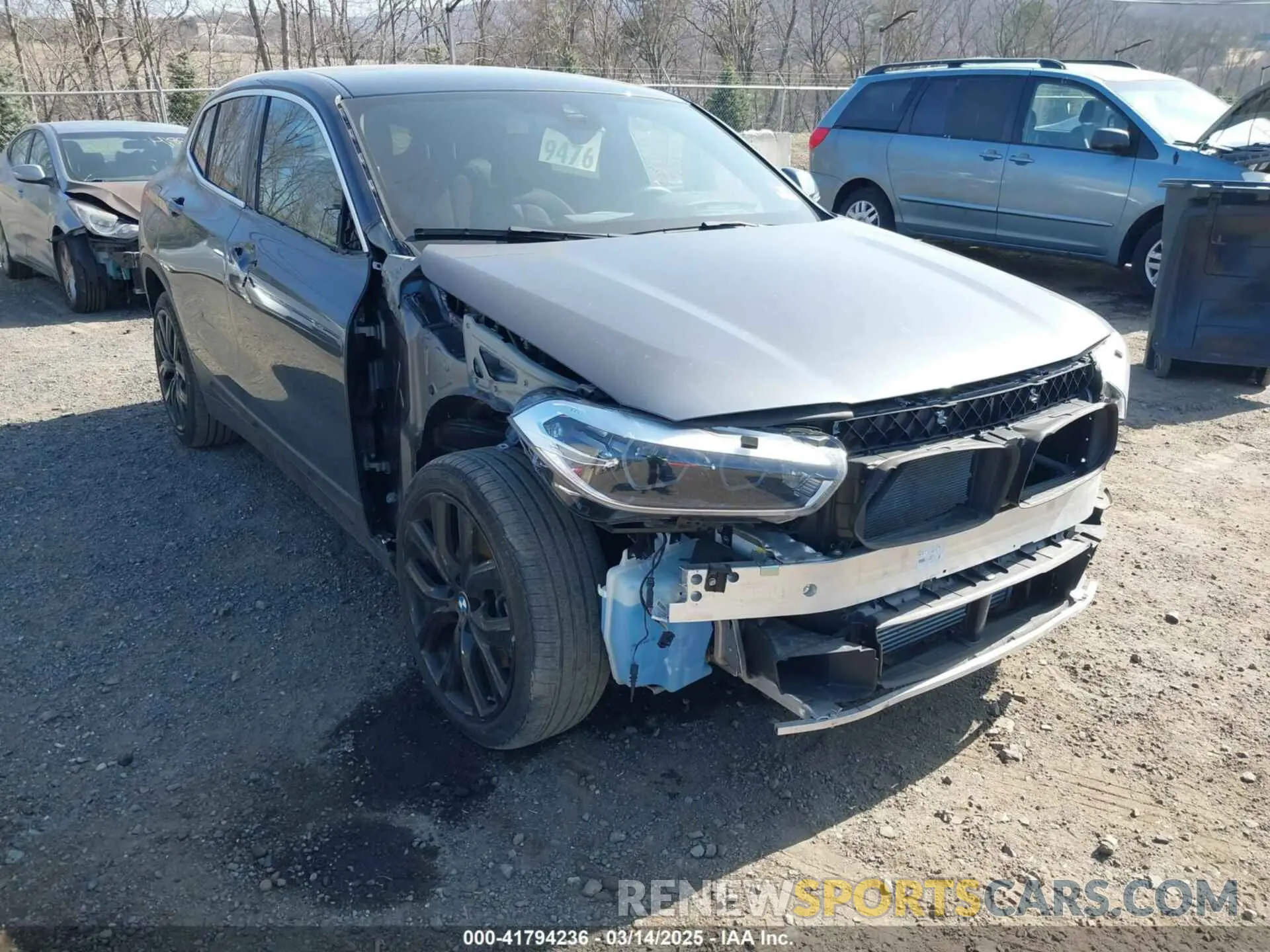 6 Фотография поврежденного автомобиля WBXYJ1C09L5P56146 BMW X2 2020