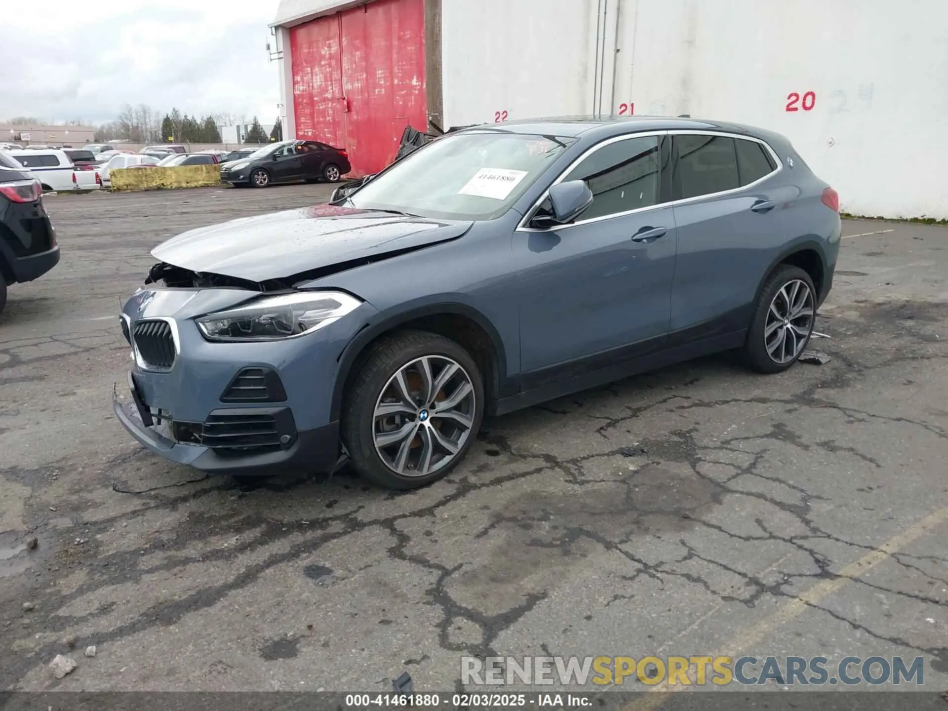 2 Фотография поврежденного автомобиля WBXYJ1C07M5S91450 BMW X2 2021