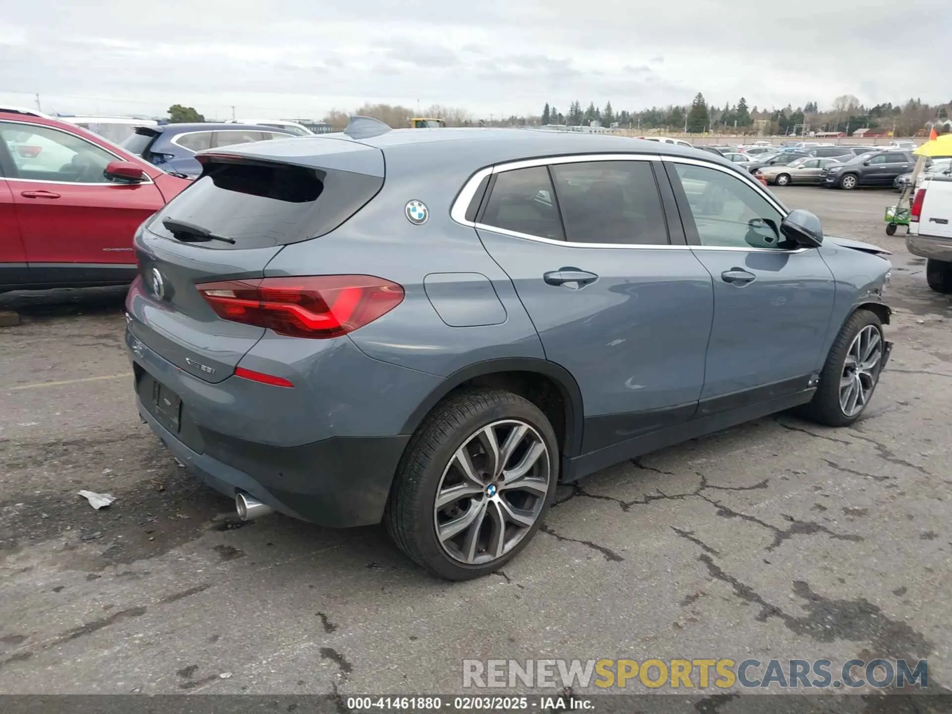 4 Фотография поврежденного автомобиля WBXYJ1C07M5S91450 BMW X2 2021