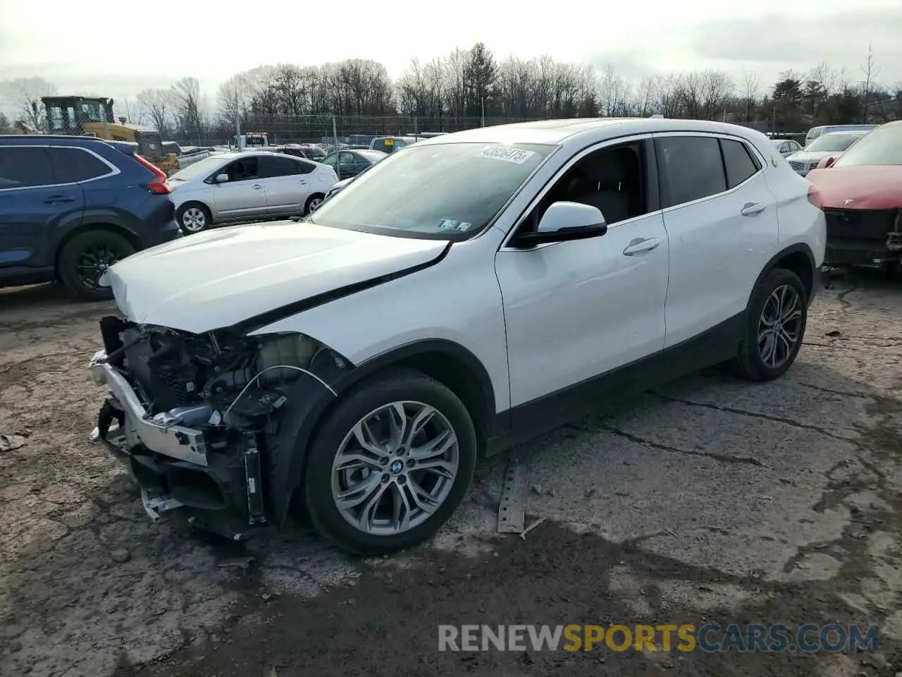 1 Photograph of a damaged car WBXYH9C03N5U27844 BMW X2 2022