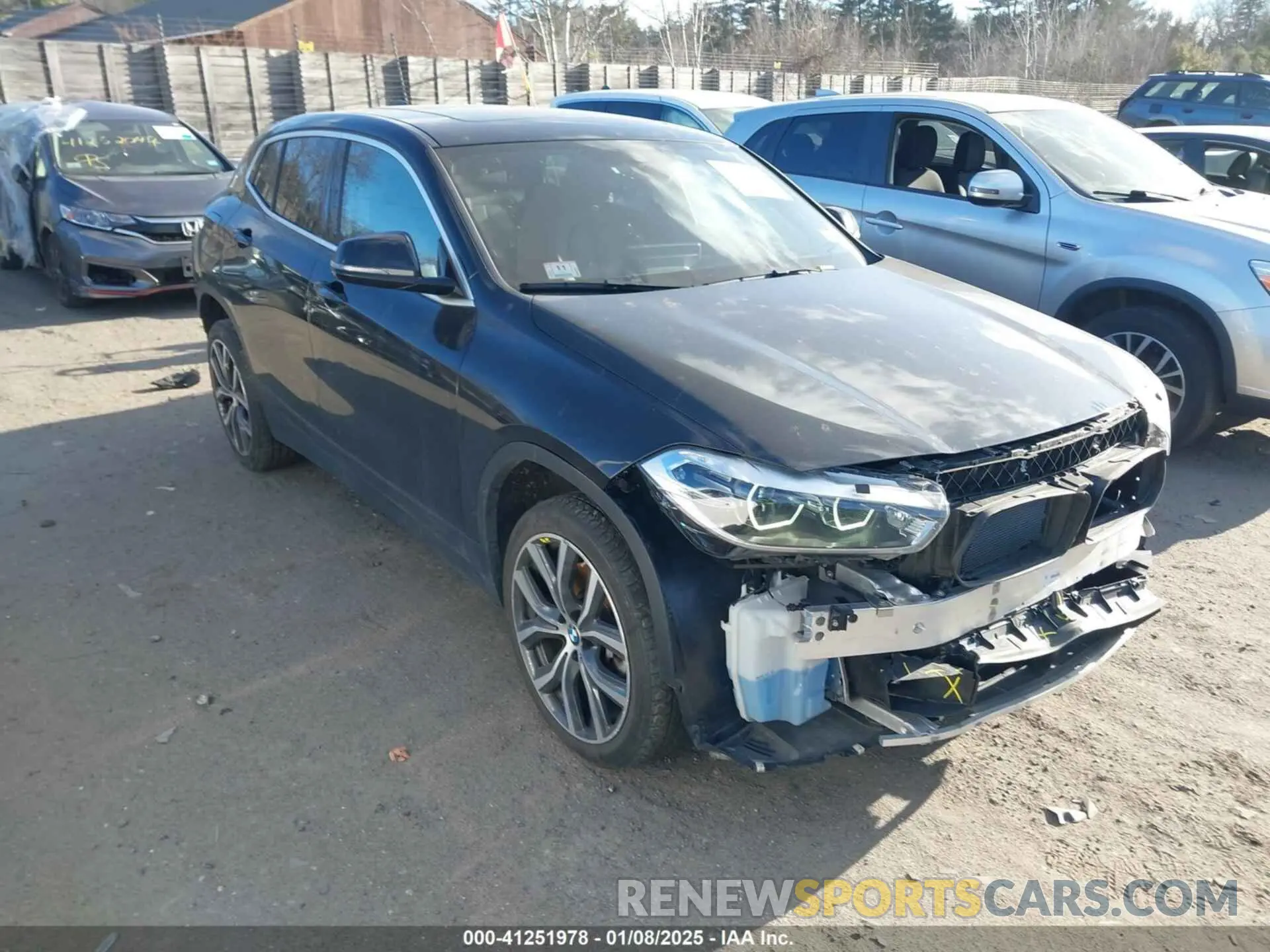 1 Photograph of a damaged car WBXYJ1C00N5U75582 BMW X2 2022