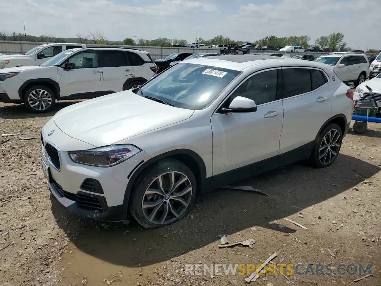 1 Photograph of a damaged car WBXYH9C02P5V25654 BMW X2 2023