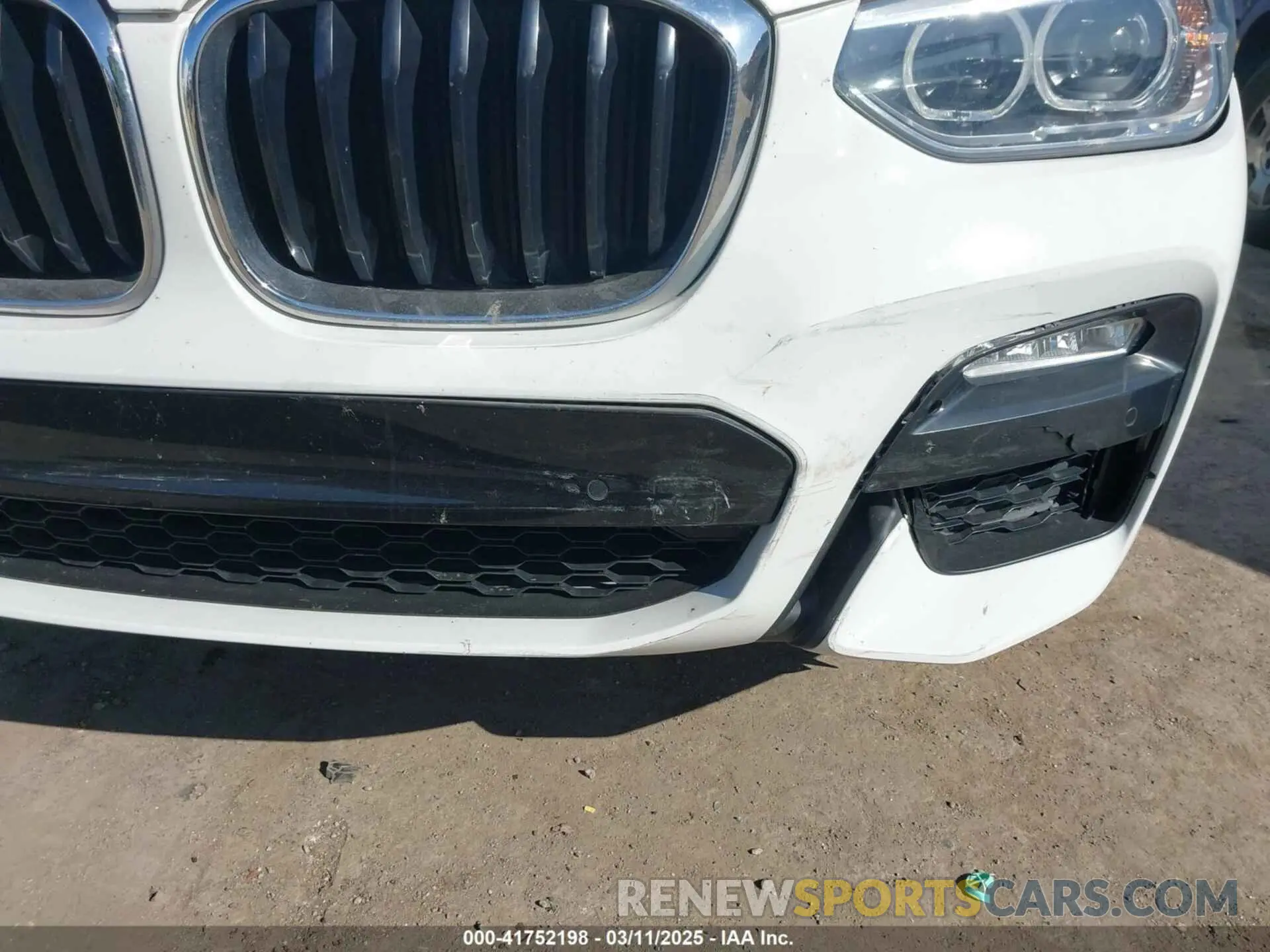 6 Photograph of a damaged car 5UXTR7C50KLF24450 BMW X3 2019