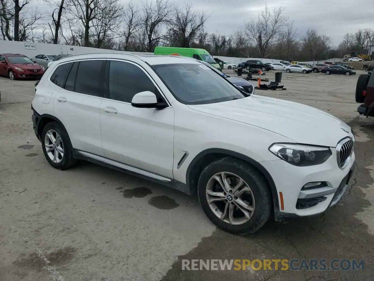 4 Фотография поврежденного автомобиля 5UXTR7C50KLF25081 BMW X3 2019