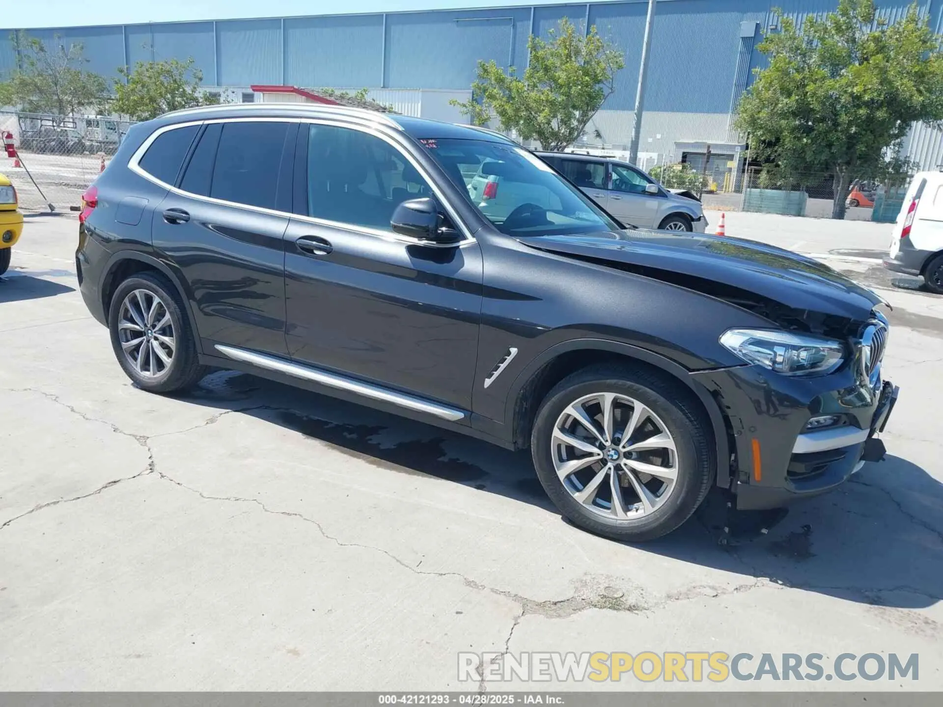 1 Photograph of a damaged car 5UXTR7C50KLF37747 BMW X3 2019