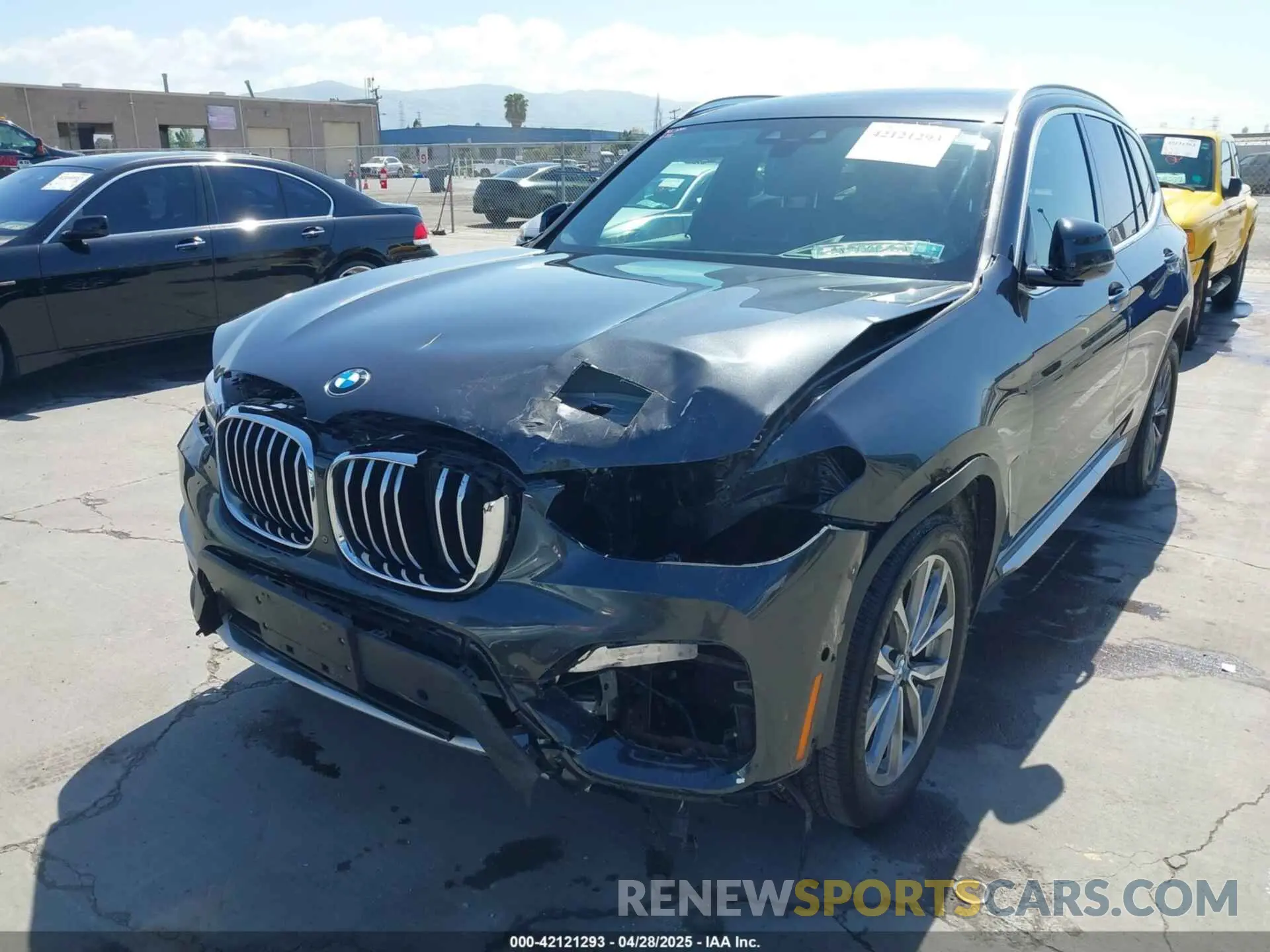 6 Photograph of a damaged car 5UXTR7C50KLF37747 BMW X3 2019