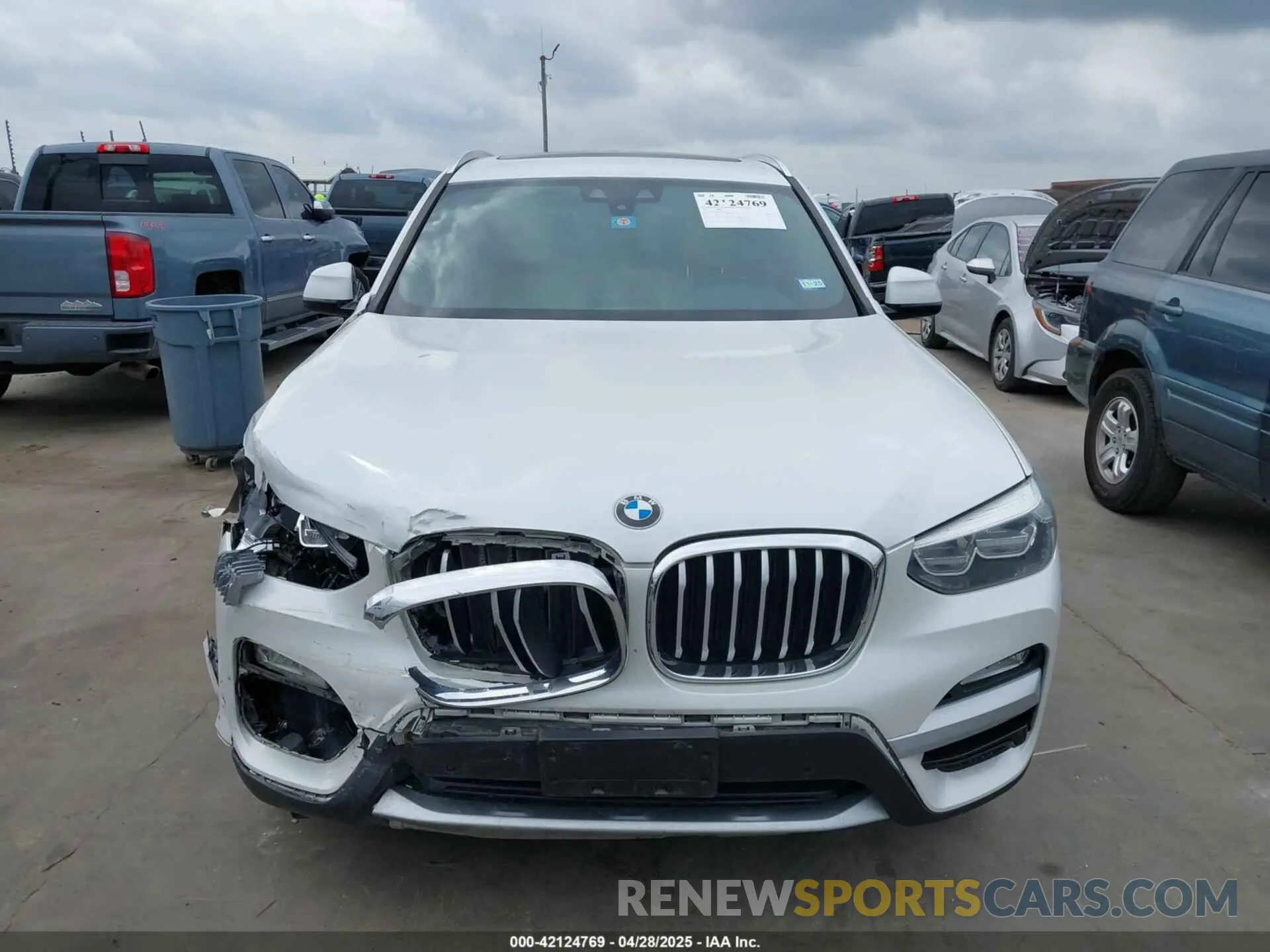 12 Photograph of a damaged car 5UXTR7C51KLE97856 BMW X3 2019