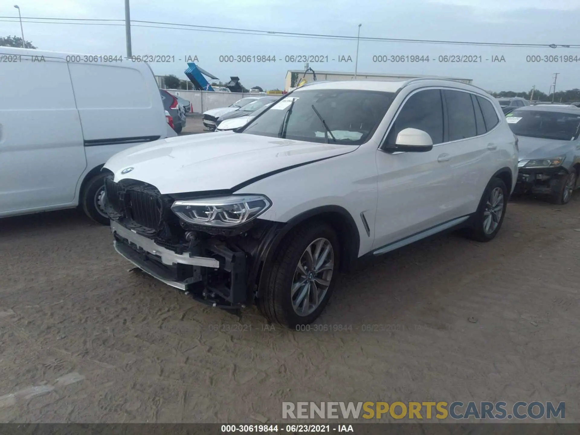 2 Photograph of a damaged car 5UXTR7C51KLF27888 BMW X3 2019