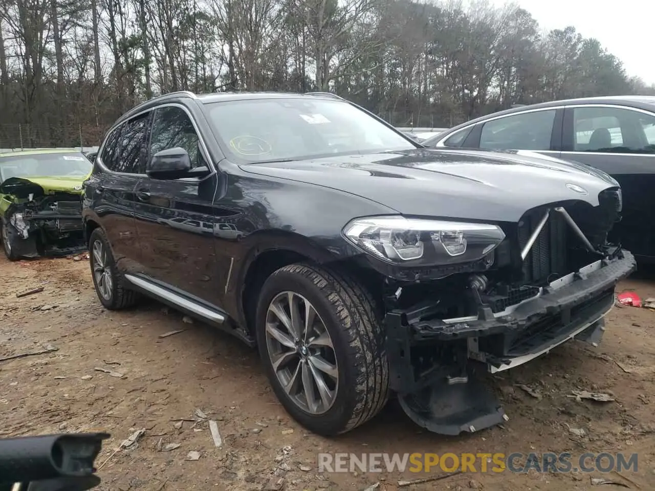 1 Photograph of a damaged car 5UXTR7C51KLR48961 BMW X3 2019