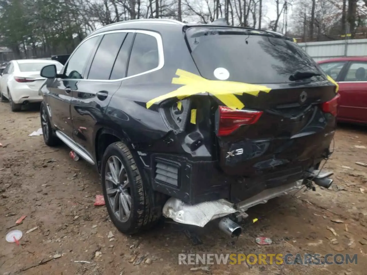 3 Photograph of a damaged car 5UXTR7C51KLR48961 BMW X3 2019