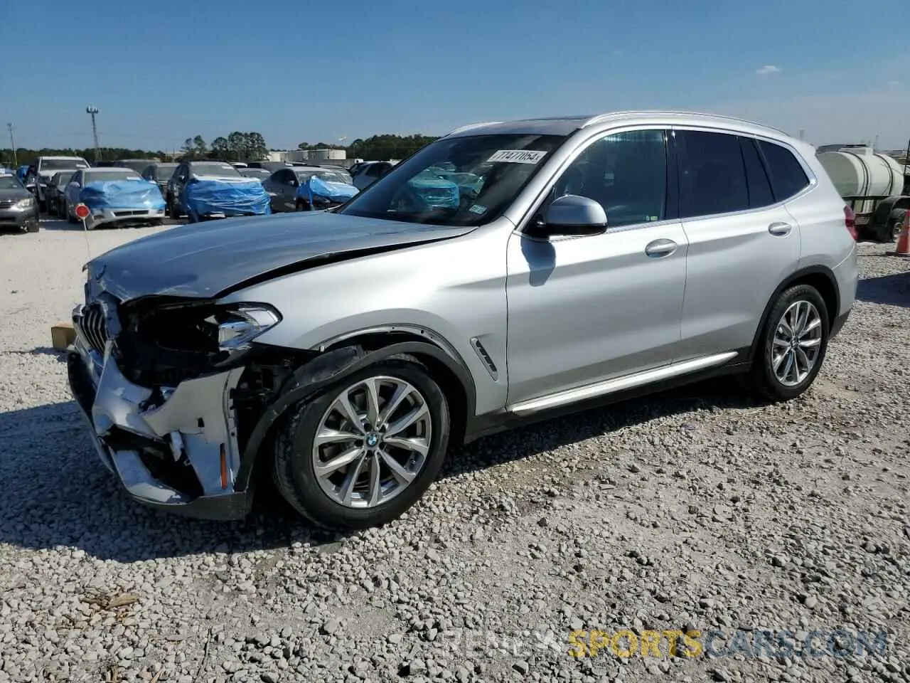 1 Photograph of a damaged car 5UXTR7C52KLE93539 BMW X3 2019