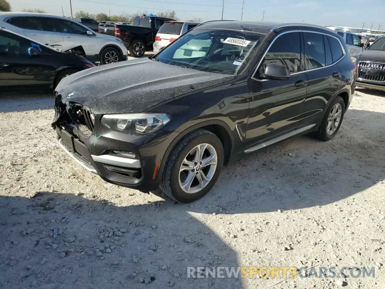 1 Photograph of a damaged car 5UXTR7C52KLE94593 BMW X3 2019
