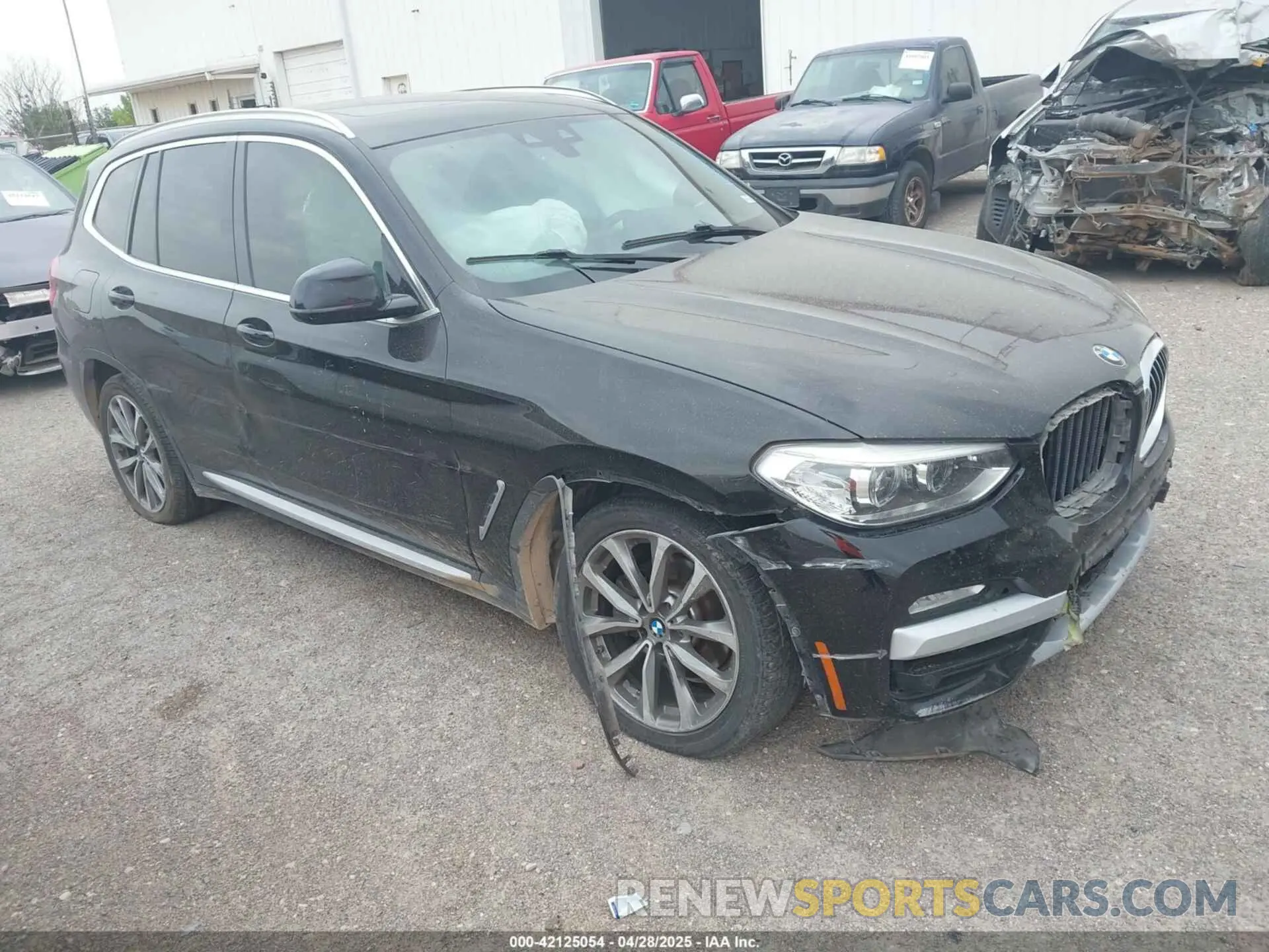 1 Photograph of a damaged car 5UXTR7C52KLF31478 BMW X3 2019