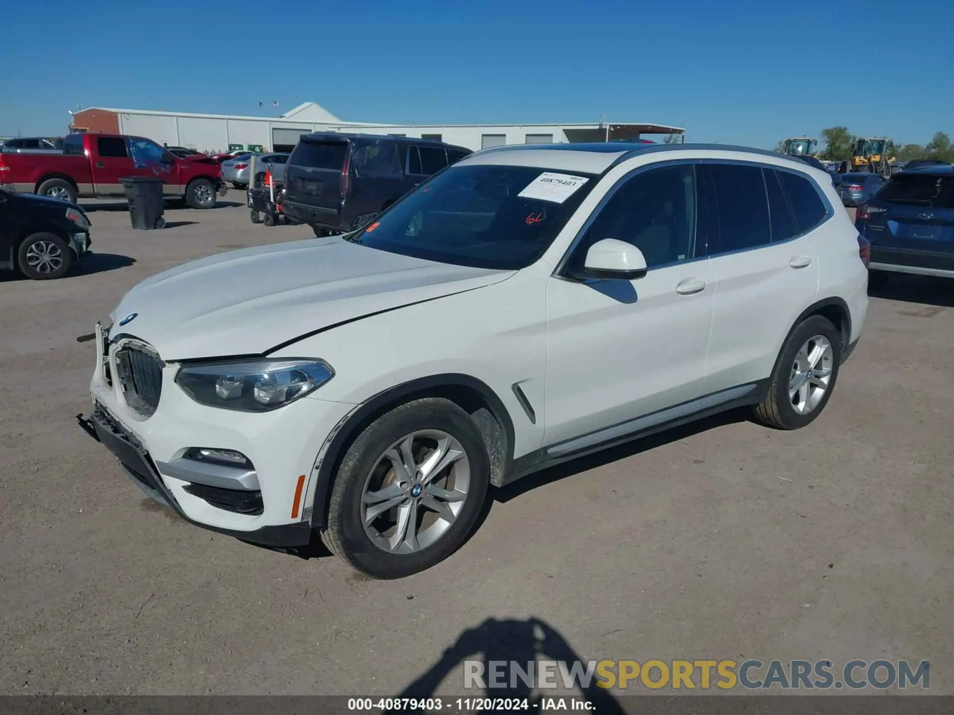 2 Photograph of a damaged car 5UXTR7C53KLF25074 BMW X3 2019