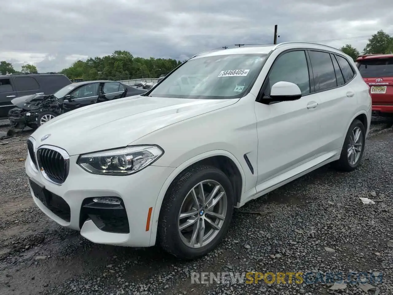1 Фотография поврежденного автомобиля 5UXTR7C53KLF27519 BMW X3 2019