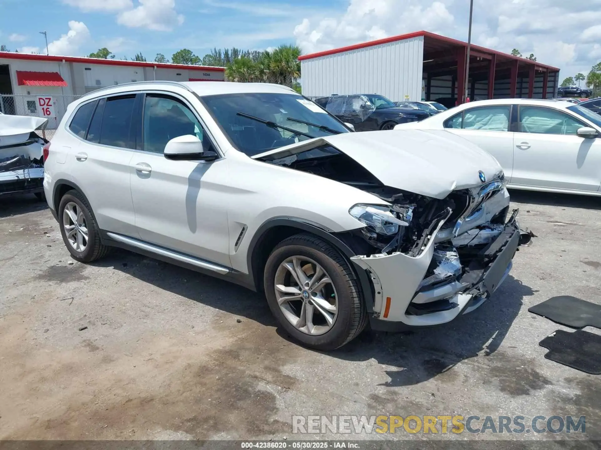 1 Photograph of a damaged car 5UXTR7C53KLF31232 BMW X3 2019