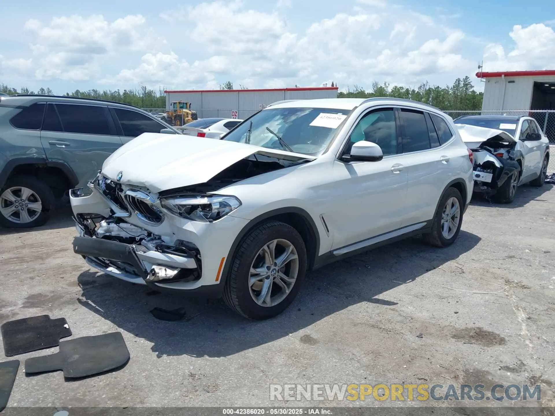 2 Photograph of a damaged car 5UXTR7C53KLF31232 BMW X3 2019