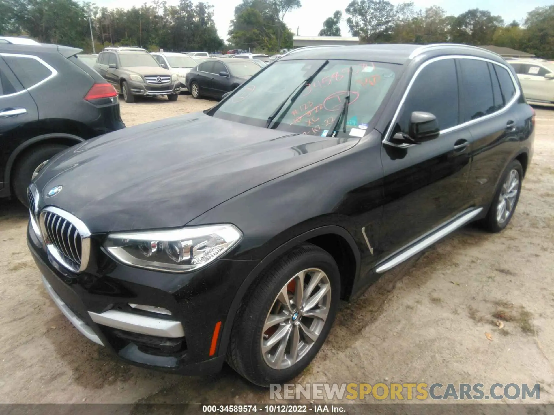 2 Фотография поврежденного автомобиля 5UXTR7C54KLF24581 BMW X3 2019