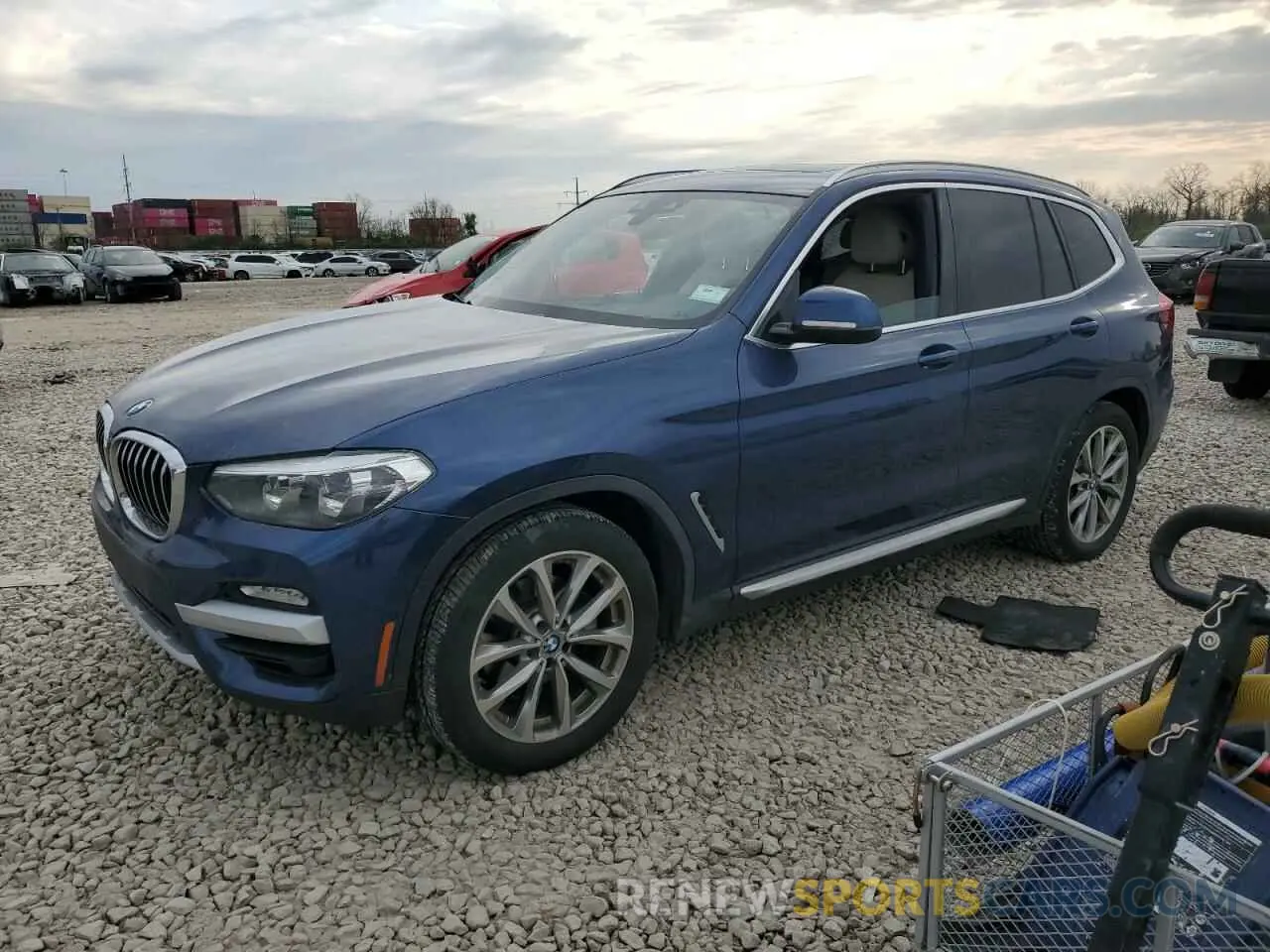 1 Photograph of a damaged car 5UXTR7C55KLE88917 BMW X3 2019
