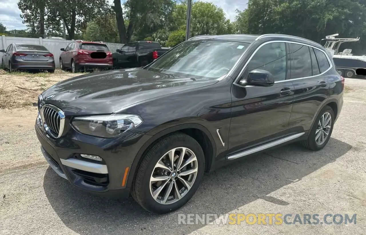 2 Photograph of a damaged car 5UXTR7C55KLF37078 BMW X3 2019