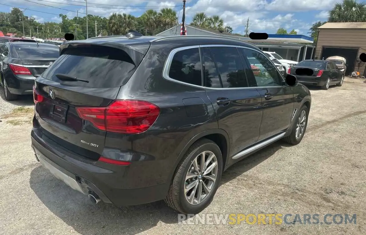 4 Photograph of a damaged car 5UXTR7C55KLF37078 BMW X3 2019