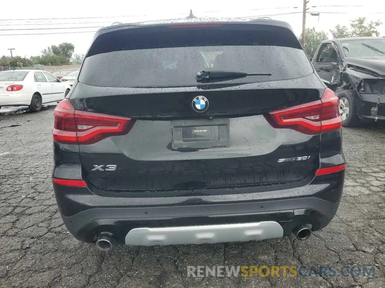 6 Photograph of a damaged car 5UXTR7C55KLR44556 BMW X3 2019