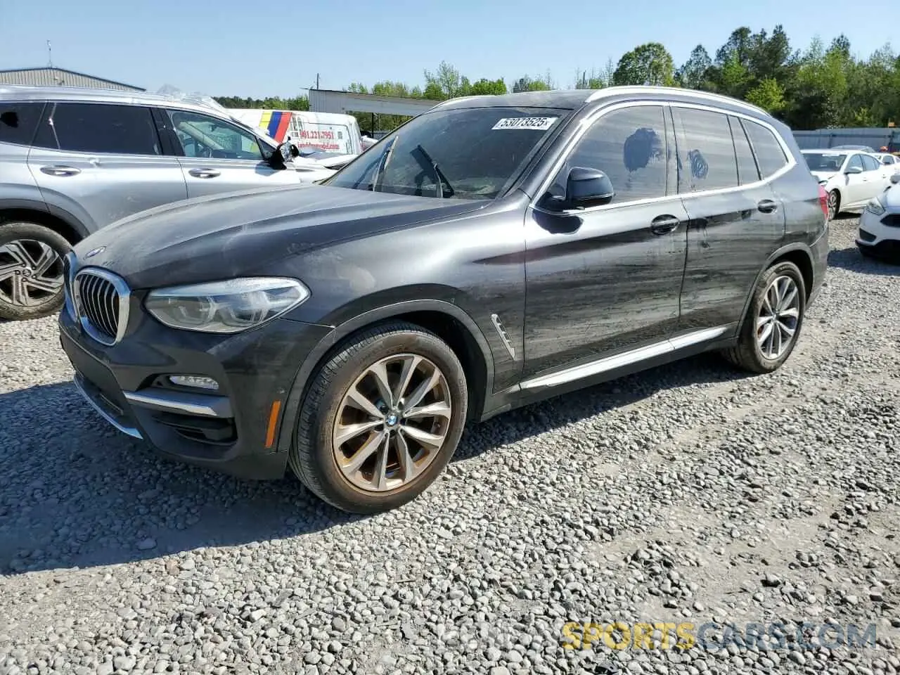 1 Photograph of a damaged car 5UXTR7C55KLR50132 BMW X3 2019