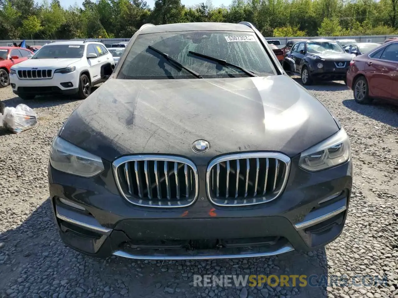 5 Photograph of a damaged car 5UXTR7C55KLR50132 BMW X3 2019