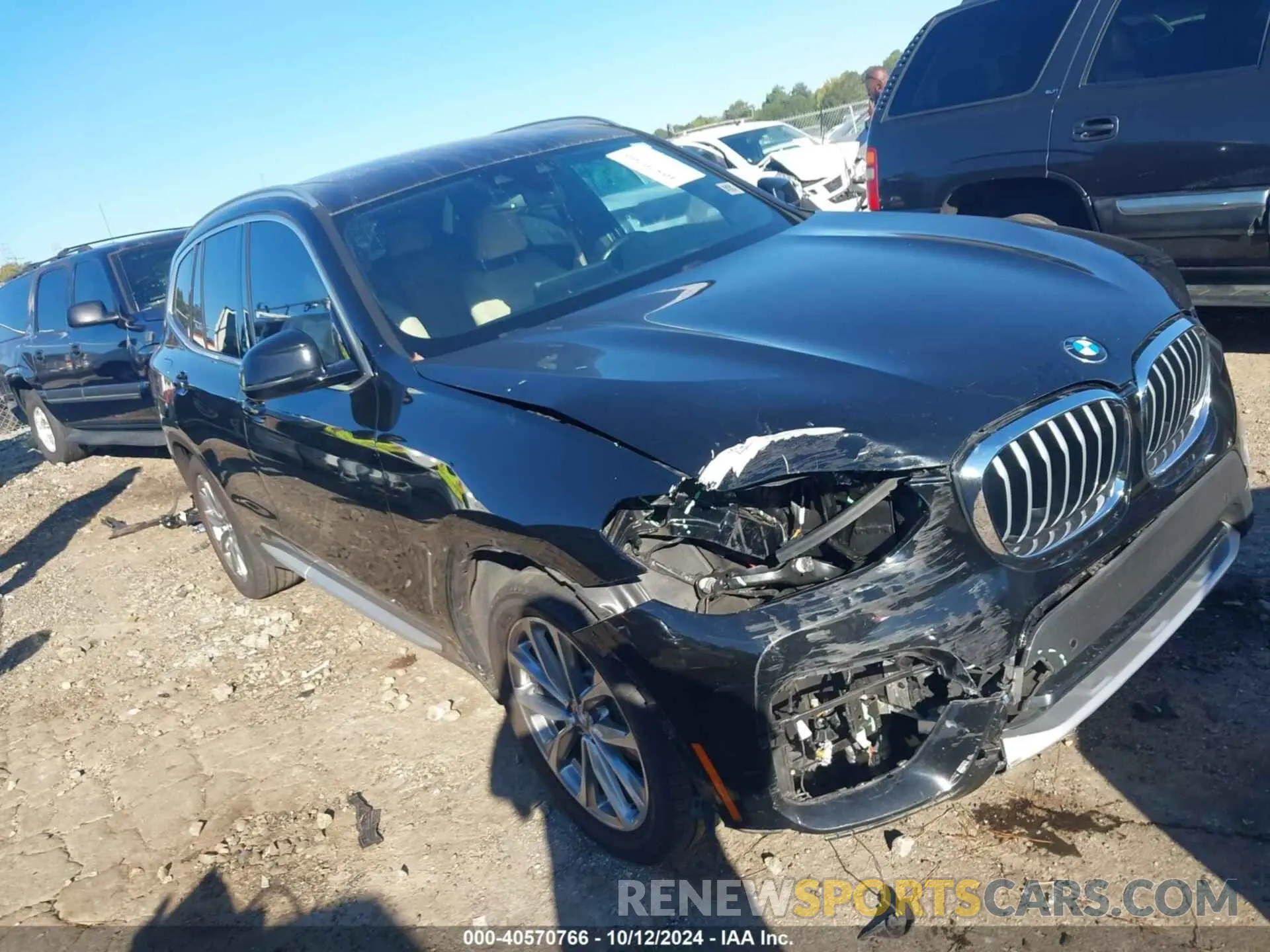 1 Photograph of a damaged car 5UXTR7C56KLE94287 BMW X3 2019