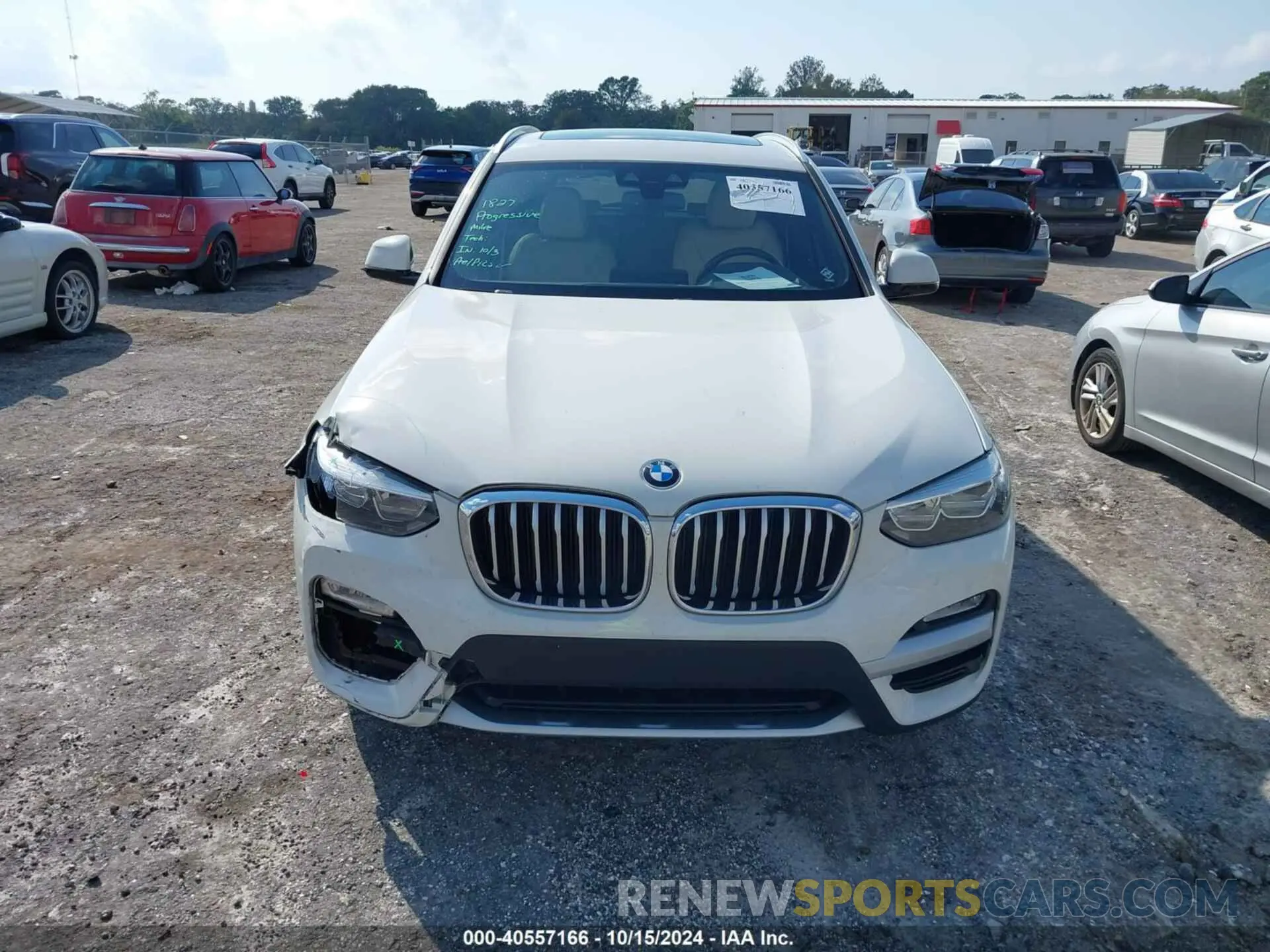 12 Photograph of a damaged car 5UXTR7C56KLE96539 BMW X3 2019