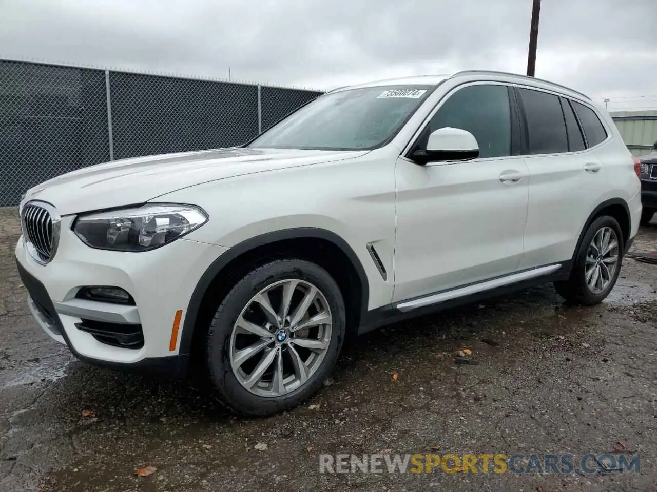 1 Photograph of a damaged car 5UXTR7C56KLE98503 BMW X3 2019