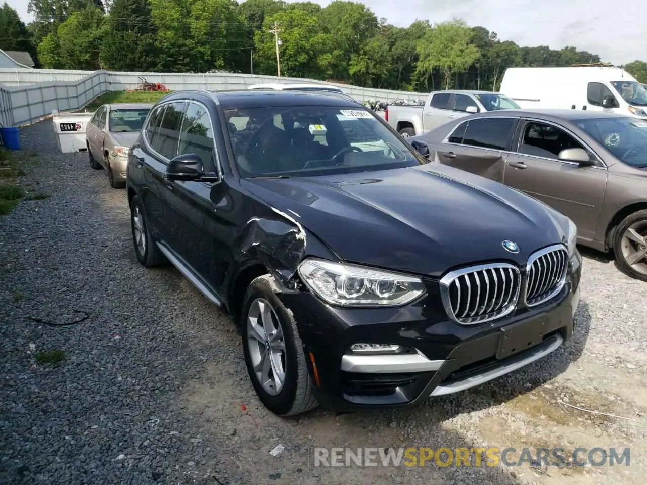 1 Photograph of a damaged car 5UXTR7C56KLF34254 BMW X3 2019