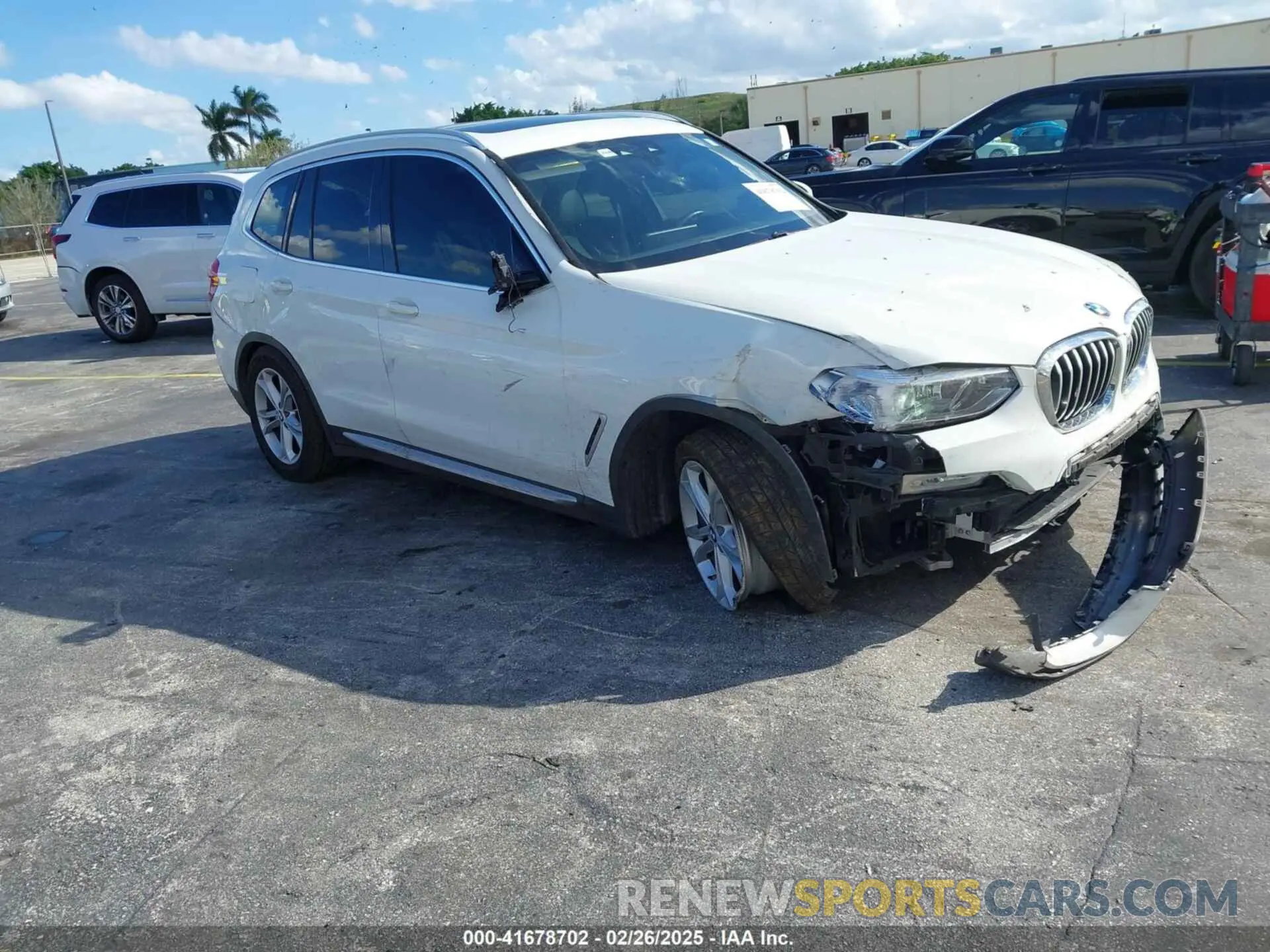 1 Photograph of a damaged car 5UXTR7C56KLR43898 BMW X3 2019